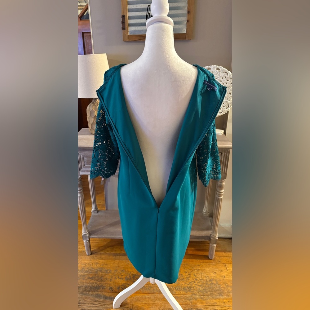 RSVP by Talbots Lace Sleeve Sheath Dress - Picture 9 of 12